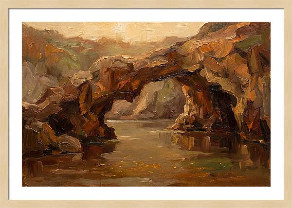 Coastal Cave Reflections
