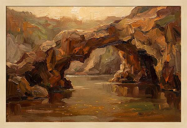 Coastal Cave Reflections