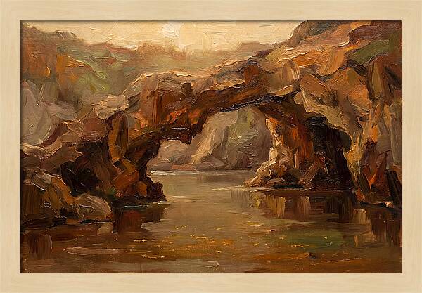 Coastal Cave Reflections