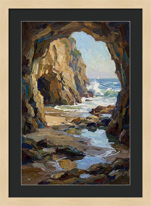 Coastal Cave Serenity