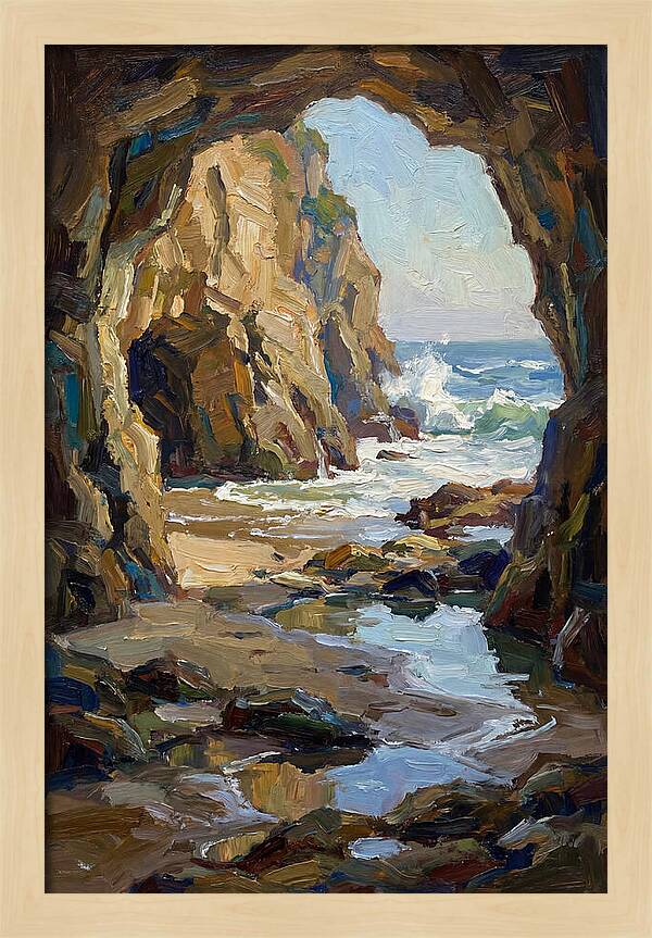 Coastal Cave Serenity