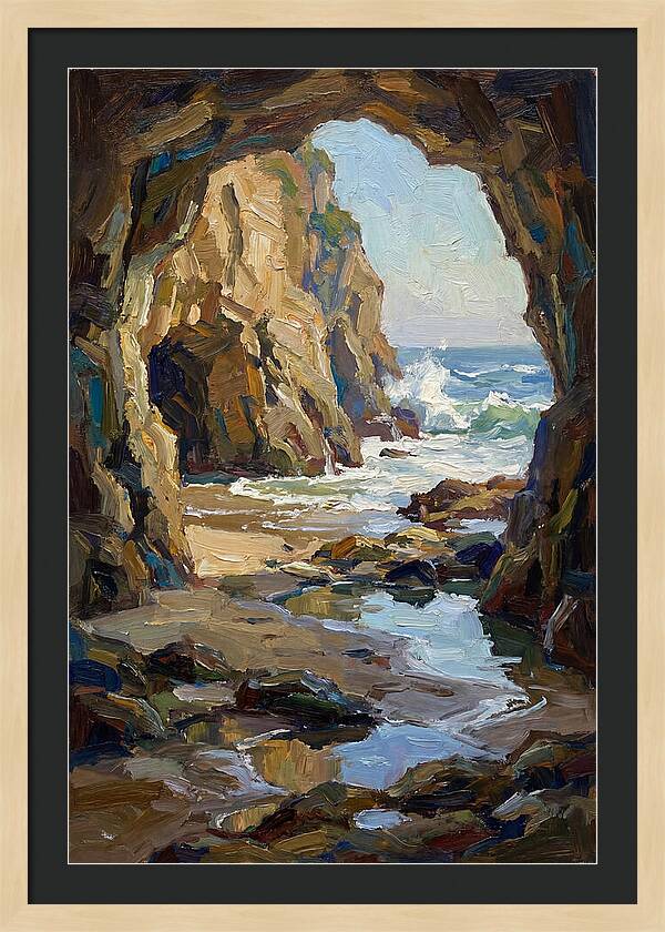 Coastal Cave Serenity