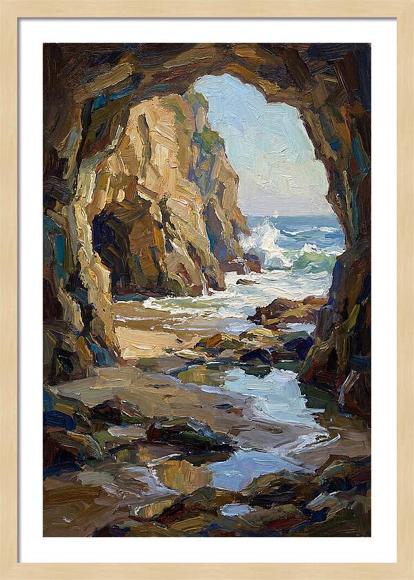 Coastal Cave Serenity