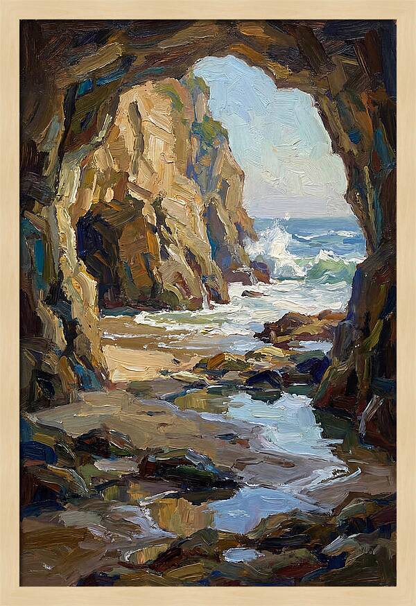 Coastal Cave Serenity