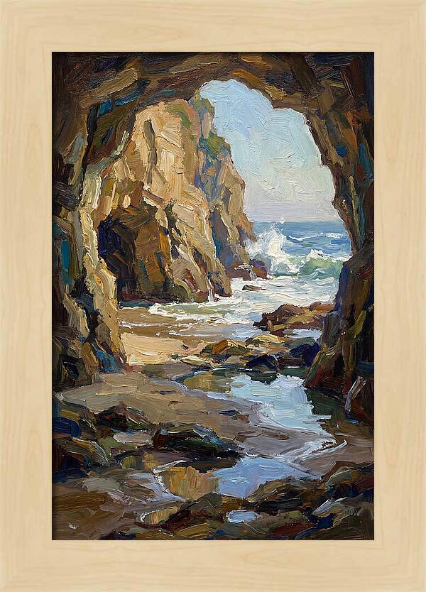 Coastal Cave Serenity