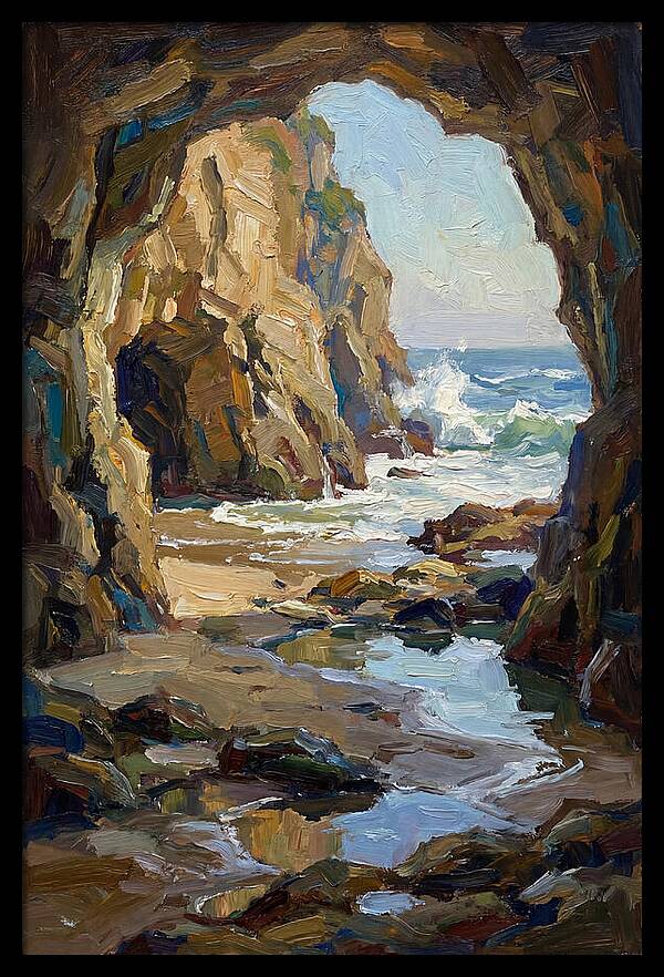 Coastal Cave Serenity