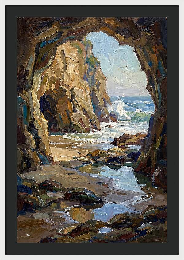 Coastal Cave Serenity