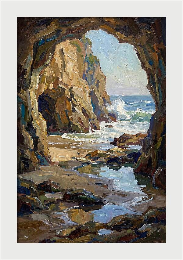 Coastal Cave Serenity