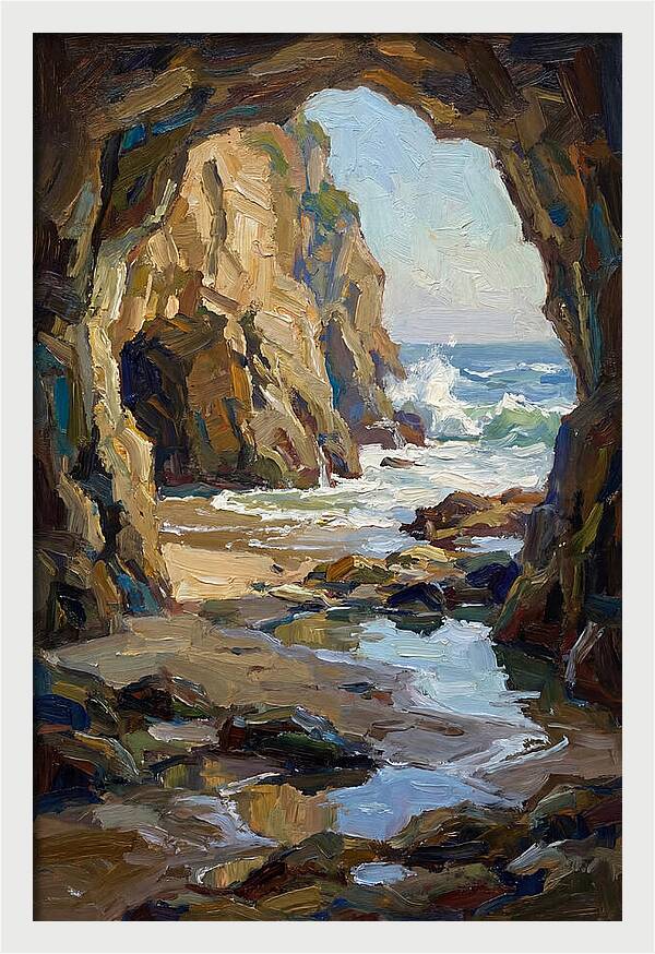 Coastal Cave Serenity