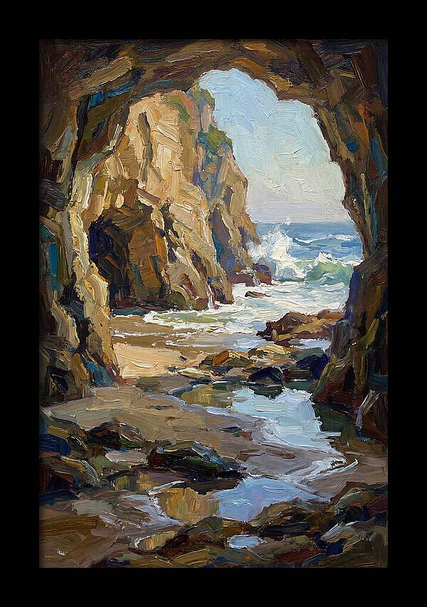 Coastal Cave Serenity