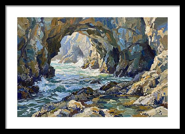 Coastal Cave Tranquility