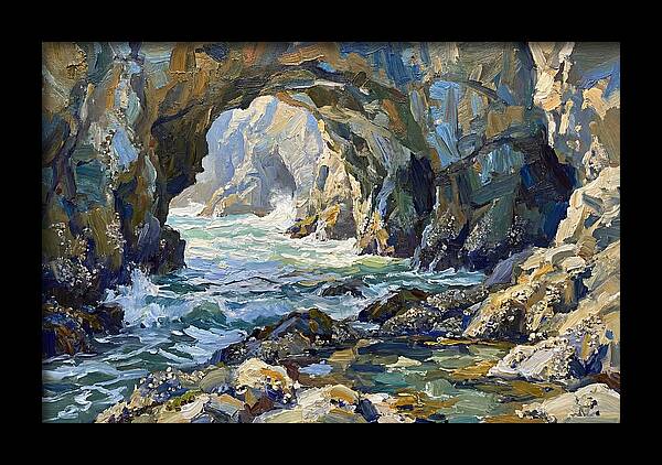 Coastal Cave Tranquility