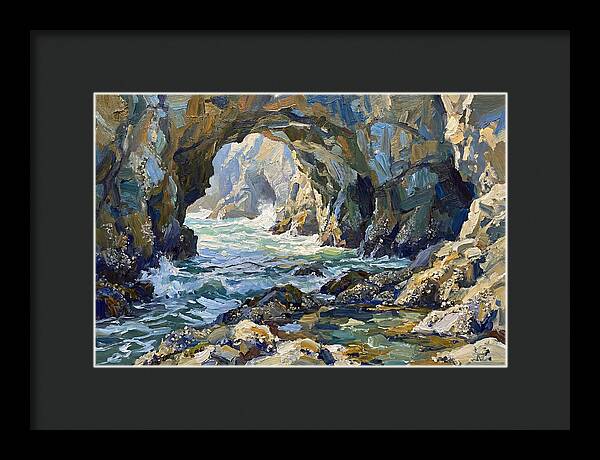 Coastal Cave Tranquility