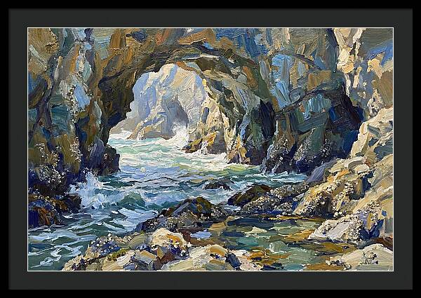 Coastal Cave Tranquility
