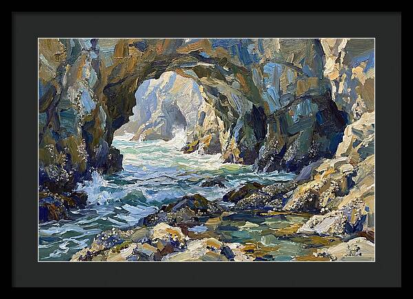 Coastal Cave Tranquility
