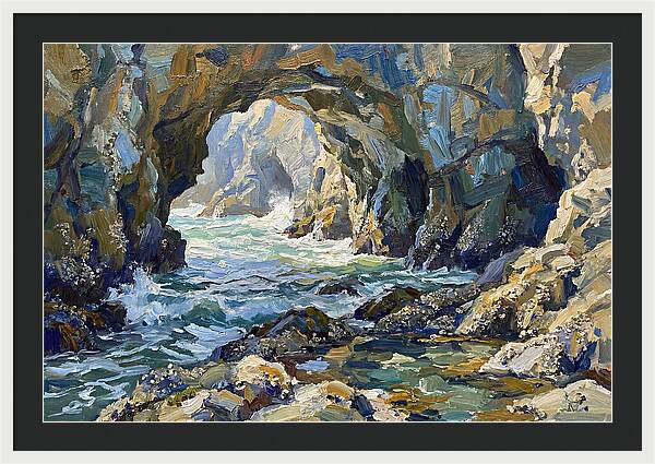 Coastal Cave Tranquility