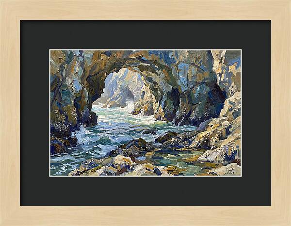 Coastal Cave Tranquility