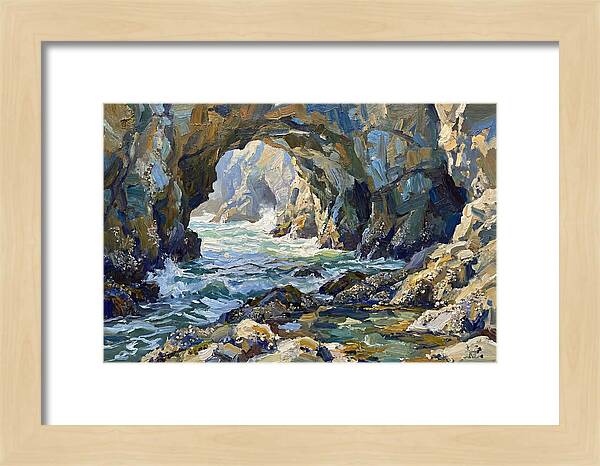 Coastal Cave Tranquility