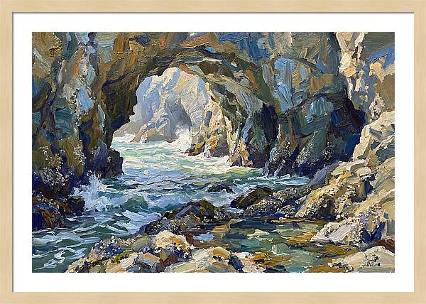 Coastal Cave Tranquility
