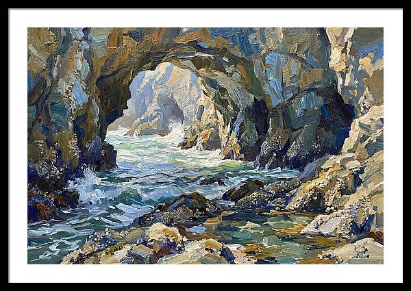 Coastal Cave Tranquility