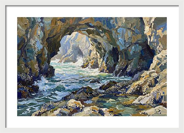 Coastal Cave Tranquility