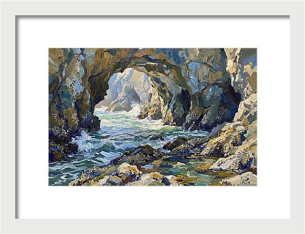 Coastal Cave Tranquility
