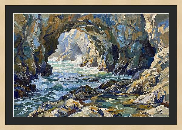 Coastal Cave Tranquility