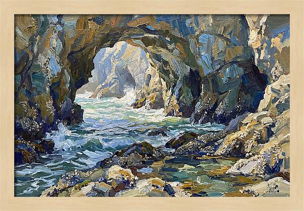 Coastal Cave Tranquility