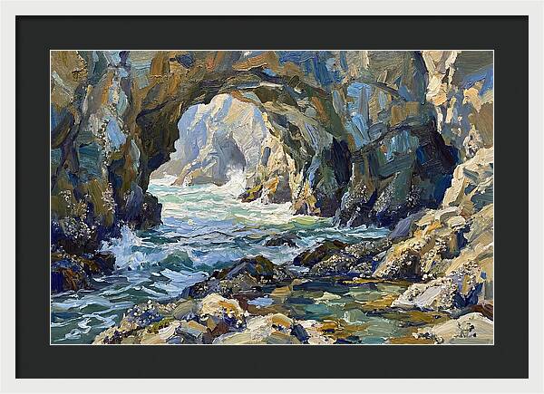 Coastal Cave Tranquility