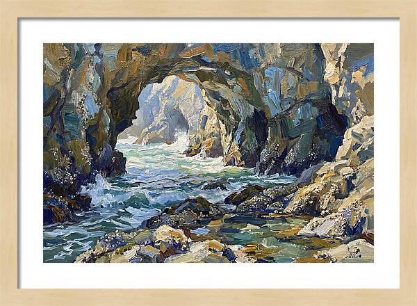 Coastal Cave Tranquility