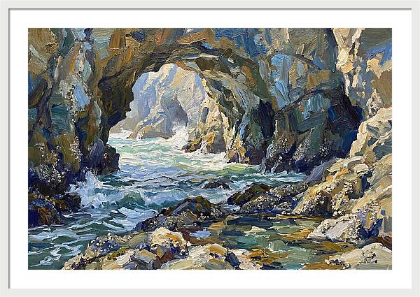 Coastal Cave Tranquility