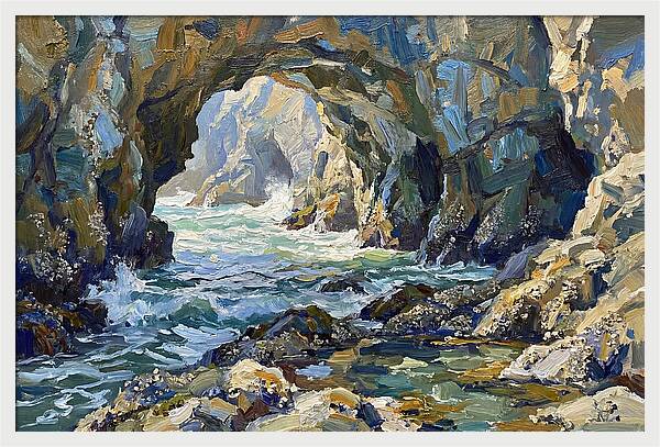 Coastal Cave Tranquility