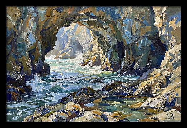 Coastal Cave Tranquility