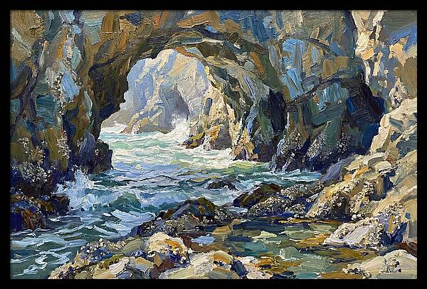 Coastal Cave Tranquility