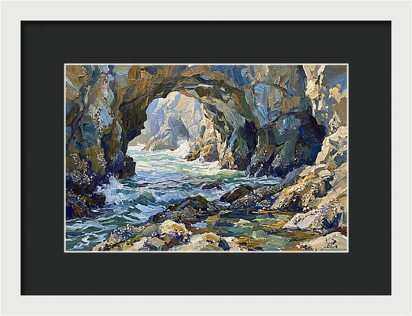 Coastal Cave Tranquility