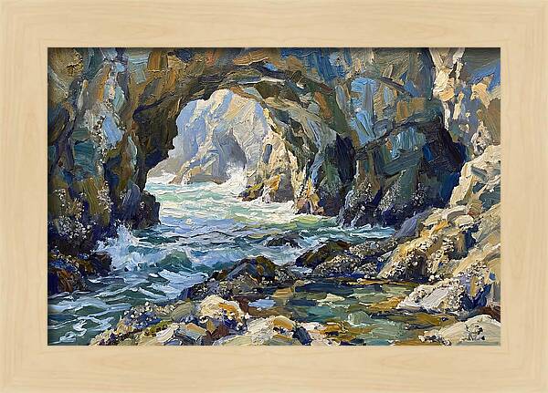 Coastal Cave Tranquility