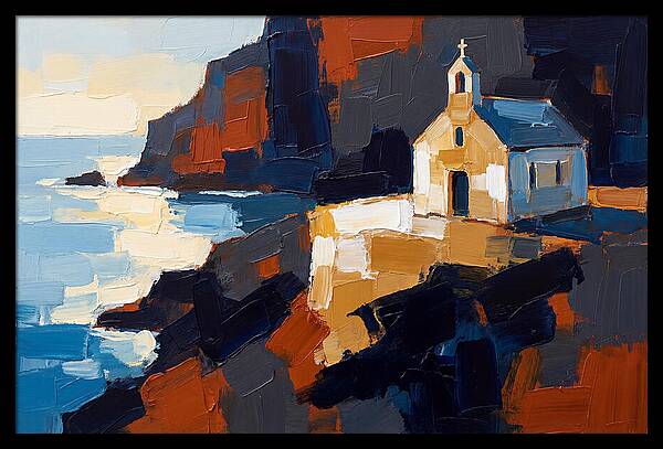 Coastal Chapel On Cliff