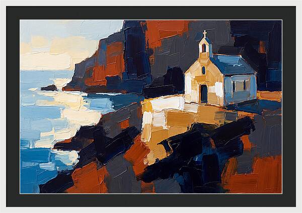 Coastal Chapel On Cliff