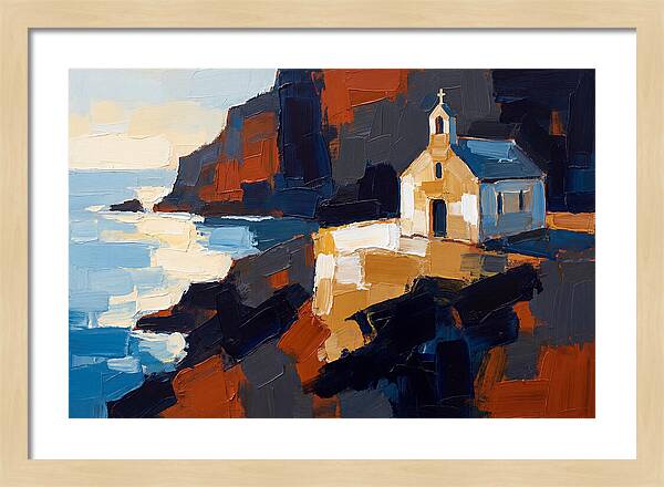 Coastal Chapel On Cliff