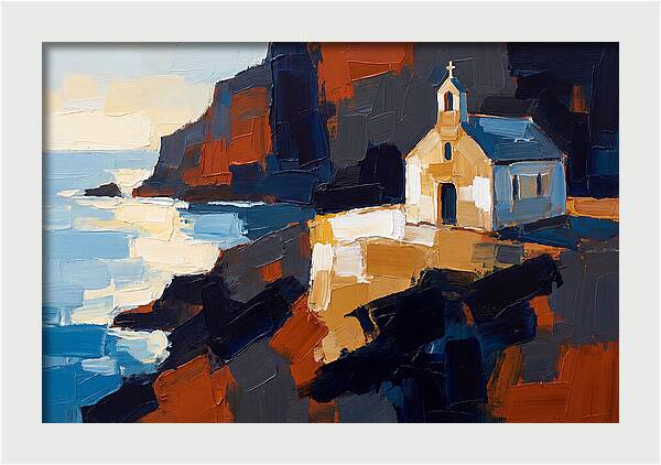 Coastal Chapel On Cliff