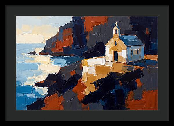 Coastal Chapel On Cliff