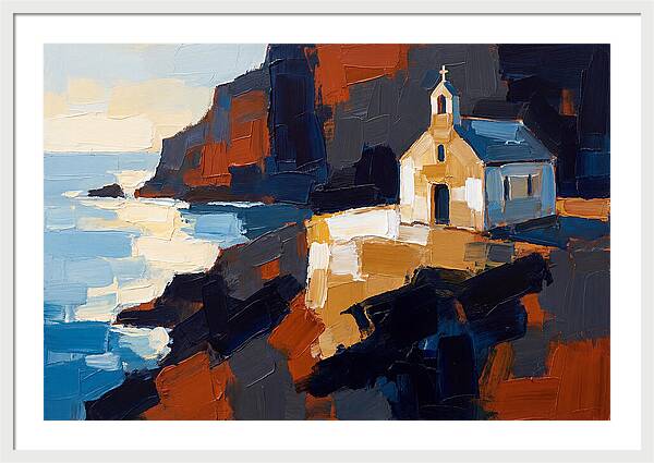 Coastal Chapel On Cliff