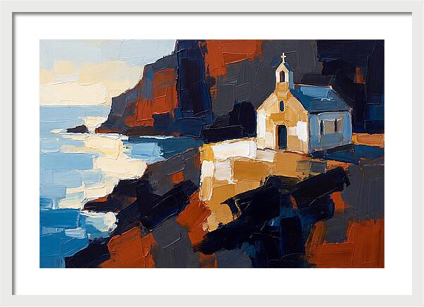 Coastal Chapel On Cliff