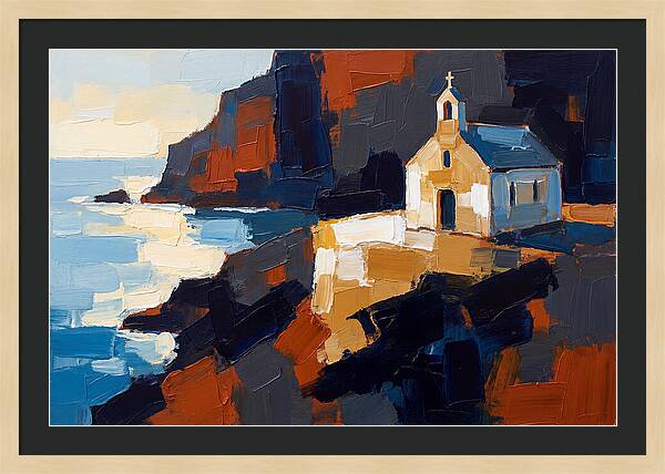 Coastal Chapel On Cliff