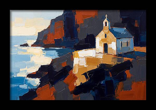 Coastal Chapel On Cliff