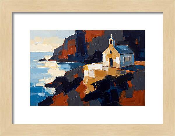Coastal Chapel On Cliff