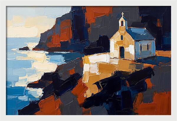 Coastal Chapel On Cliff