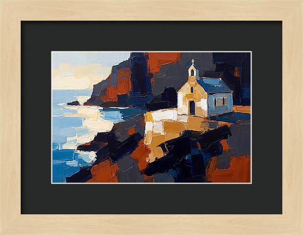 Coastal Chapel On Cliff