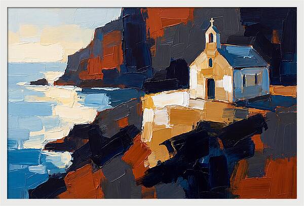 Coastal Chapel On Cliff