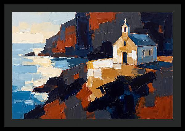 Coastal Chapel On Cliff
